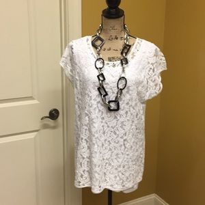 Gorgeous Lace Pullover Blouse